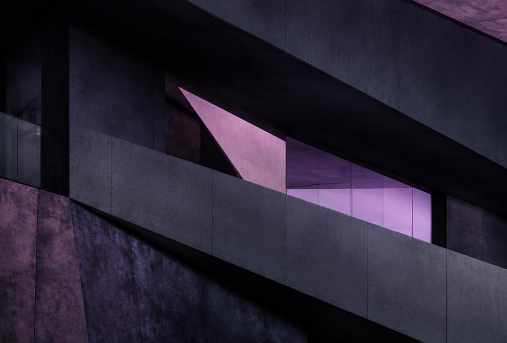 Arquitectura contemporánea de geometrías precisas